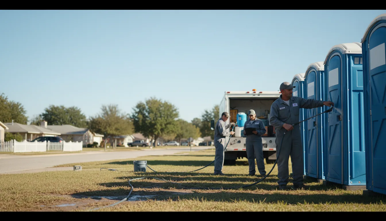 Long-Term Portable Toilet Rental in Omaha, IL near me